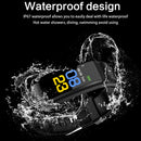 ID115 Plus Smart Bracelet Fitness Heart Rate Monitor Blood Pressure Pedometer Health Running Sports SmartWatch for IOS Android(red)