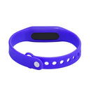 Delicate Sports Watches Rubber LED Women Mens Date Sports Bracelet Digital Wrist Watch(Deep Blue)