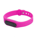 Delicate Sports Watches Rubber LED Women Mens Date Sports Bracelet Digital Wrist Watch(Rose rouge)
