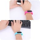 Delicate Sports Watches Rubber LED Women Mens Date Sports Bracelet Digital Wrist Watch(Rose rouge)