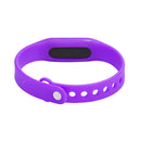 Delicate Sports Watches Rubber LED Women Mens Date Sports Bracelet Digital Wrist Watch(Purple)