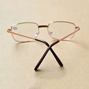 Full Metal Frame Resin Lenses Presbyopic Glasses Reading Glasses +2.50D(Gold)