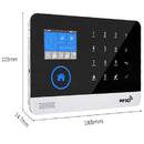 Multi-function Dual Network WIFI GSM Alarm Home and Business Alarm Set, EU Plug