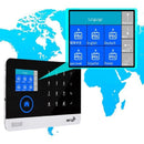 Multi-function Dual Network WIFI GSM Alarm Home and Business Alarm Set, EU Plug