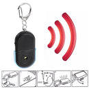 5 PCS Portable Anti-Lost Alarm Key Finder Wireless Whistle Sound LED Light Locator Finder(Blue)