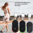 5 PCS Portable Anti-Lost Alarm Key Finder Wireless Whistle Sound LED Light Locator Finder(Red)