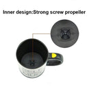400ml Mugs Automatic Electric Self Stirring Mug Cup Coffee Milk Mixing Mug Smart Stainless Steel Juice Mix Cup Drinkware(Red)