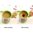 400ml Mugs Automatic Electric Self Stirring Mug Cup Coffee Milk Mixing Mug Smart Stainless Steel Juice Mix Cup Drinkware(Red)