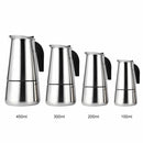 Stainless Steel Moka Coffee Maker Pot Filter(300ml)