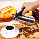 Stainless Steel Moka Coffee Maker Pot Filter(300ml)