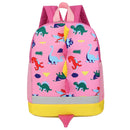 Backpack Cute Cartoon Dinosaur School Bags for Children(Pink)