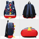 Backpack Cute Cartoon Dinosaur School Bags for Children(Red)