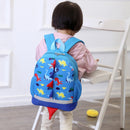 Backpack Cute Cartoon Dinosaur School Bags for Children(Blue)