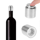 Push Stainless Steel Red Wine Stopper Champagne Stopper, Style:Wordless Champagne Stopper