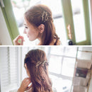 3 PCS Vintage Tree Branch Hair Clips Girls Alloy Hairpins, Length: 7.8 cm(Gold)