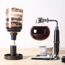 Classic Siphon Coffee Pot Black Handle Glass Syphon Pot for 5 People, Size:37.5x11.3cm(Black)