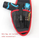 Portable Cordless Drill Holder Drill Cordless Screwdriver Waist Power Tool Bag Drill Waist Tool Belt Bag(Yellow)