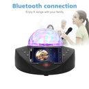 SDRD SD-308 2 in 1 Family KTV Portable Wireless Live Dual Microphone + Bluetooth Speaker(Gold)