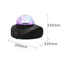 SDRD SD-308 2 in 1 Family KTV Portable Wireless Live Dual Microphone + Bluetooth Speaker(Gold)