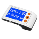 3.5 Inch 2X-25X High-Definition Handheld Magnifying Glass Electronic Vision Aid(White)