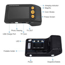 3.5 Inch 2X-25X High-Definition Handheld Magnifying Glass Electronic Vision Aid(Black)