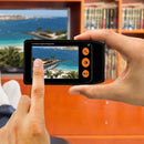 3.5 Inch 2X-25X High-Definition Handheld Magnifying Glass Electronic Vision Aid(Black)