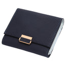 Luxury Wallet Female Leather Women Leather Purse Plaid Wallet Ladies Hot Change Card Holder Coin Small Purses for Girls(Black)