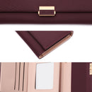 Luxury Wallet Female Leather Women Leather Purse Plaid Wallet Ladies Hot Change Card Holder Coin Small Purses for Girls(Royal blue)