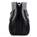 Unisex Waterproof Polyester Backpack School Bag Casual Business Laptop Backpack(Dark Blue)