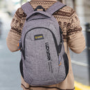Unisex Waterproof Polyester Backpack School Bag Casual Business Laptop Backpack(Dark Blue)