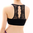 Lace Beauty Strap With Chest Pad Wrapped Chest, Size:One Size(Black)