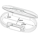 Portable Mini Safe Password Storage Box with Flexible Steel Handle