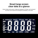 LCD Display Body Electronic Smart Weighing Scales Bathroom Scale Digital Human Weight Scales(Black)