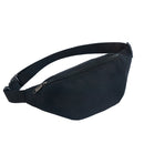 Unisex Waterproof Waist Pack Belly Bags Purse(Black)