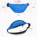 Unisex Waterproof Waist Pack Belly Bags Purse(Black)