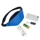 Unisex Waterproof Waist Pack Belly Bags Purse(Black)