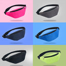 Unisex Waterproof Waist Pack Belly Bags Purse(Black)