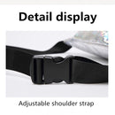 Women Sequins Laser Waist Pack Multi-functional Sports Chest Waist Bag(Blue)