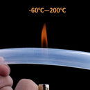 Food Grade Transparent Silicone Rubber Hose Out Diameter Flexible Silicone Tube, Specification:7x10mm(1m)