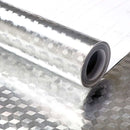 Kitchen Wall Stove Aluminum Foil Oil-proof Stickers Anti-fouling High-temperature Self-adhesive Croppable Wallpaper Wall Sticker, Size:40cmx5m Style: Cube