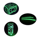 Reflective Glow Tape Self-adhesive Sticker Removable Luminous Tape Fluorescent Glowing Dark Striking Warning Tape(Green 20mmx3m)