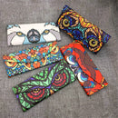 Foldable Triangle Animal Print Glasses Case Sunglasses Myopia Frame Case(Polar Bear)