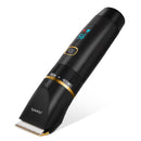 Original Xiaomi Youpin RE-6501 RIWA Professional Mens Hair Clipper Fast Charger Washable Barber Clippers with LCD Display, Plug Type:Compass plug(Black)