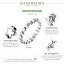 Star Shape Women 925 Sterling Silver Jewelry, Ring Size:8