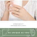 Star Shape Women 925 Sterling Silver Jewelry, Ring Size:8