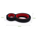 2 PCS 6 in 1 Multi-Function Twist Bottle Opener All in One Jar Gripper Wine Beer Lid Twist Off Jar Opener Claw(Red)