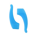 10 Pairs Glasses Non-slip Cover Ear Support Glasses Foot Silicone Non-slip Sleeve(Blue)
