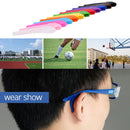 10 Pairs Glasses Non-slip Cover Ear Support Glasses Foot Silicone Non-slip Sleeve(Brown)