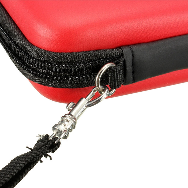 EVA Hard Carry Case Cover for New 3DS XL LL Skin Sleeve Bag Pouch(Red)
