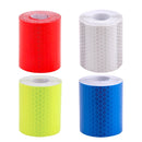Car Motorcycles Reflective Material Tape Sticker Safety Warning Tape Reflective Film(Red)
